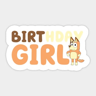 birthday girl Sticker